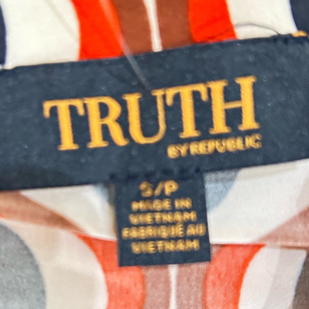 Retro Patterned Button Down Shirt - image 8